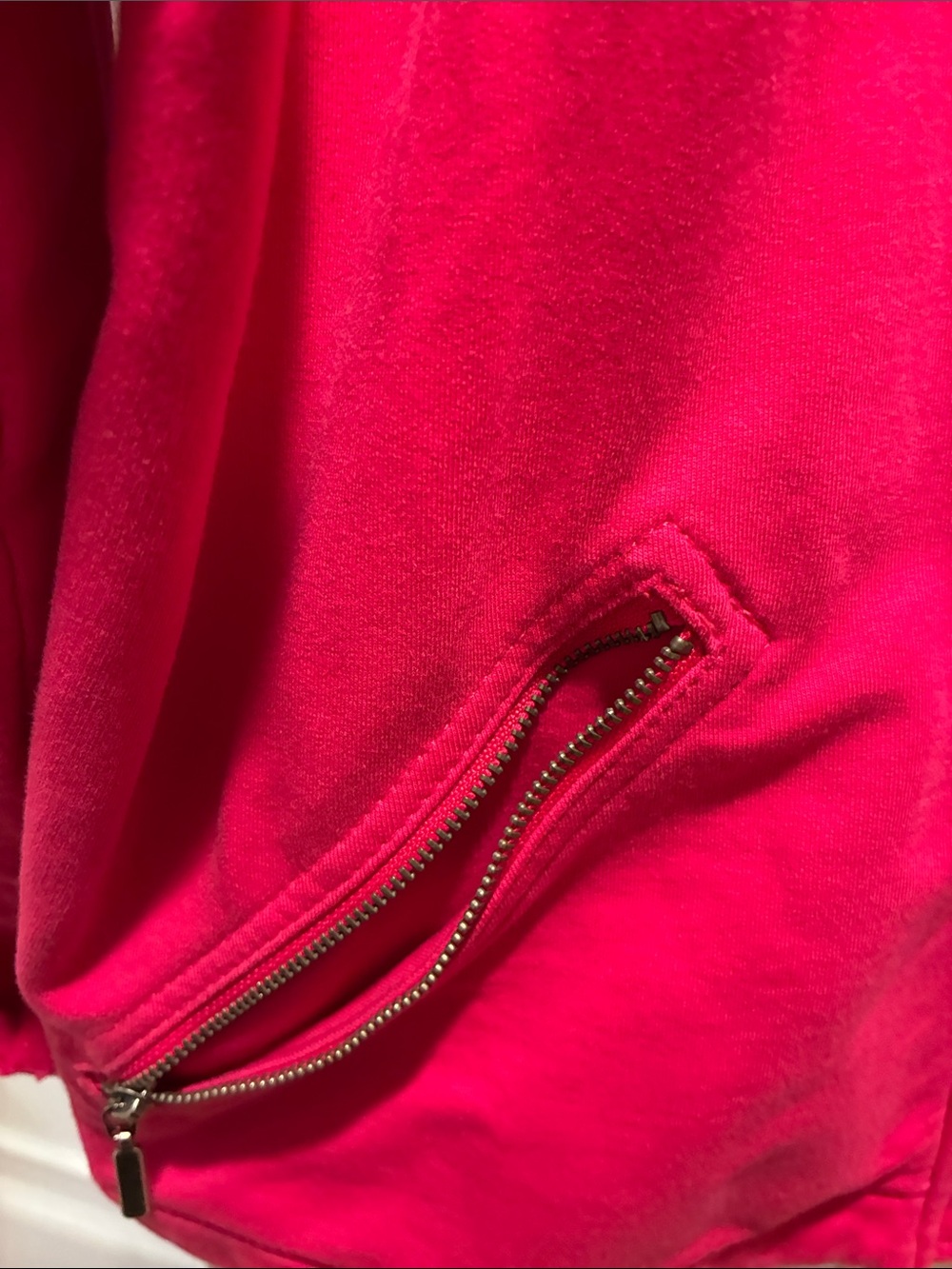 Ruby Rd. Hot Pink Bomber Jacket - Picture 6 of 10